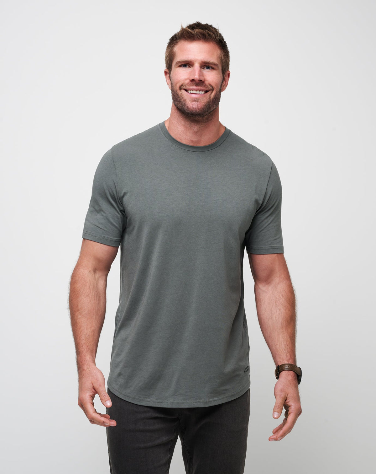 Cloud Crew Tee Dark Olive | Travis Mathew Best Seller