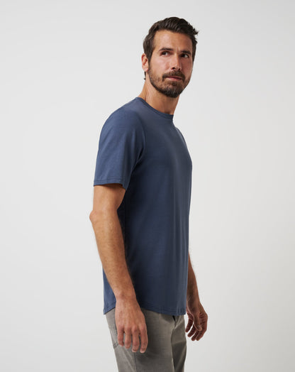 Cloud Crew Tee Blue Nights | Travis Mathew Exclusive