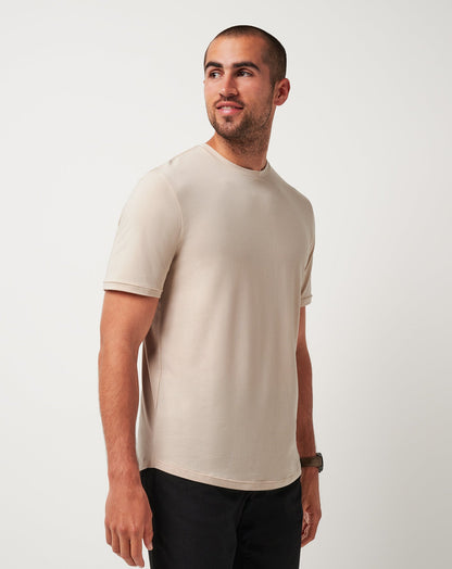 Cloud Crew Tee Italian Sand | Travis Mathew Great Value