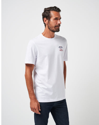 Born On The Fourth Tee White | Travis Mathew Premium