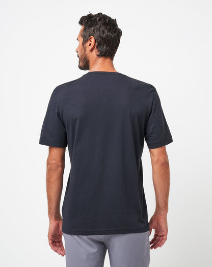 Flag Flyer Tee Black | Travis Mathew Classic