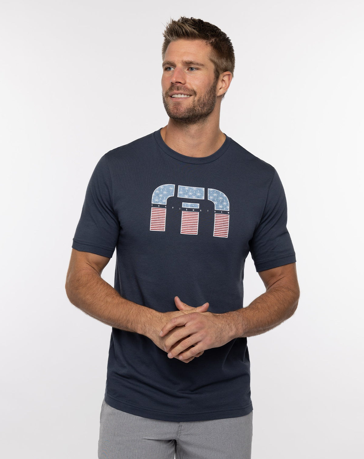 Solar Flare Tee Blue Nights | Travis Mathew Discount