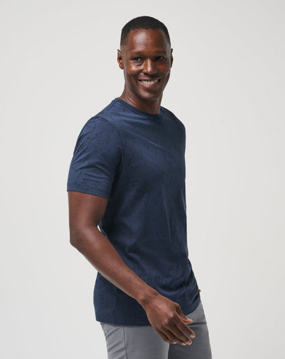 Warmer Tides Tee Total Eclipse | Travis Mathew Smart Buy