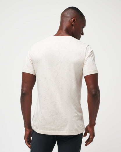 Warmer Tides Tee Moonbeam | Travis Mathew Top Pick
