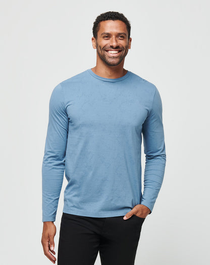 Warmer Tides Long Sleeve Tee Coronet | Travis Mathew Trending