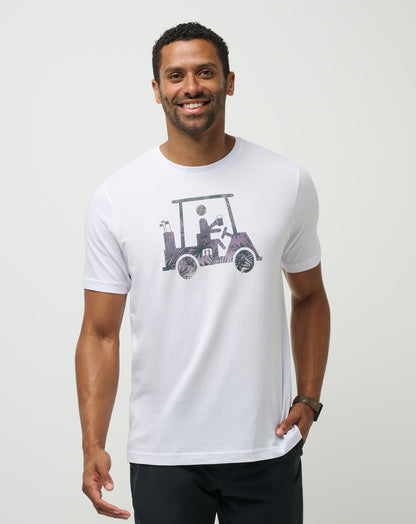 Catch And Release Tee White | Travis Mathew Essential