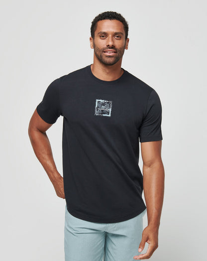 Living Aloha Tee Black | Travis Mathew Signature