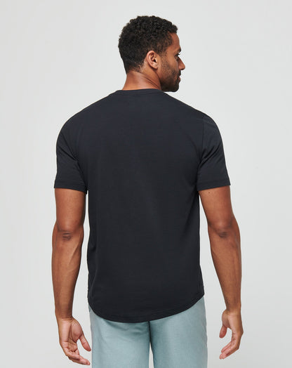 Living Aloha Tee Black | Travis Mathew Signature