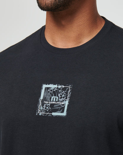 Living Aloha Tee Black | Travis Mathew Signature