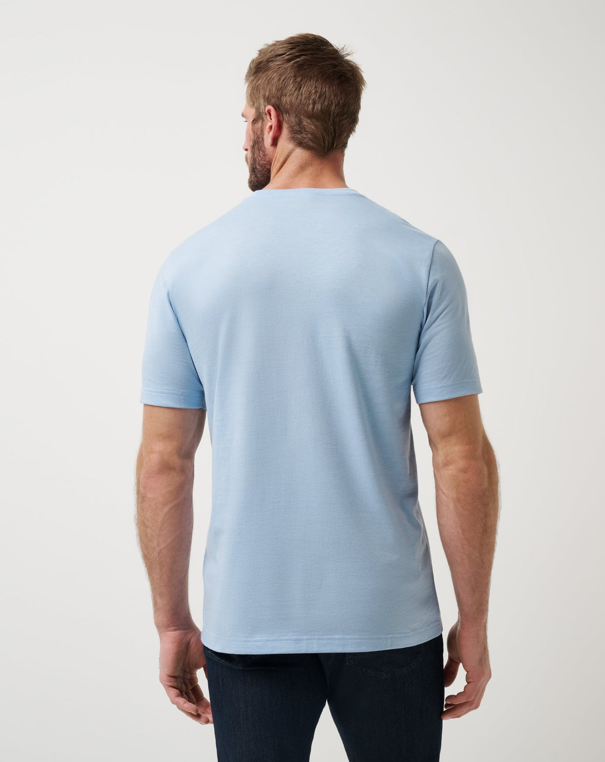Los Angeles Dodgers Sunset Slam 2.0 Tee Heather Blue | Travis Mathew Value