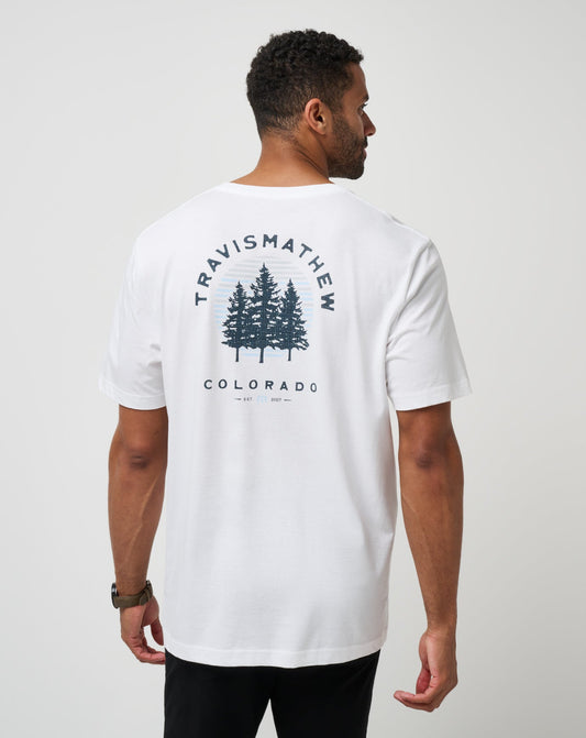 Adventure Season Tee White | Travis Mathew Special Offer