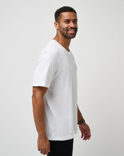 Adventure Season Tee White | Travis Mathew Special Offer