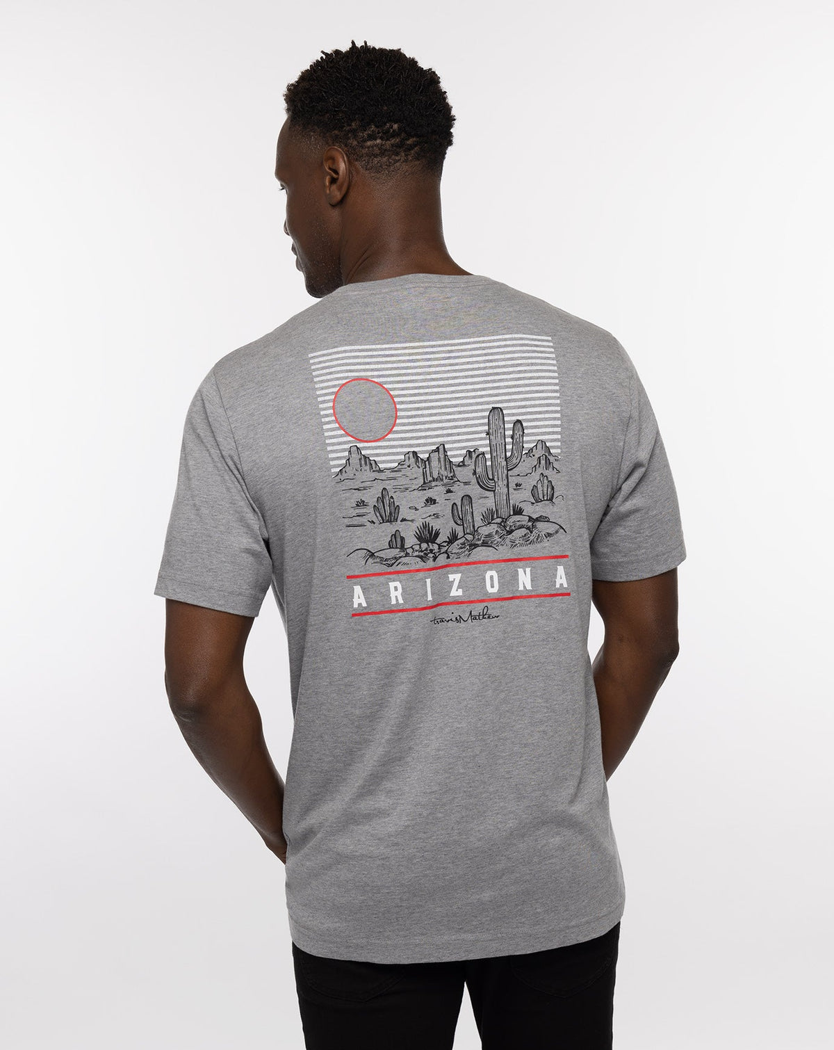 Bell Rock Tee Heather Grey | Travis Mathew New