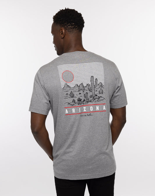 Bell Rock Tee Heather Grey | Travis Mathew New