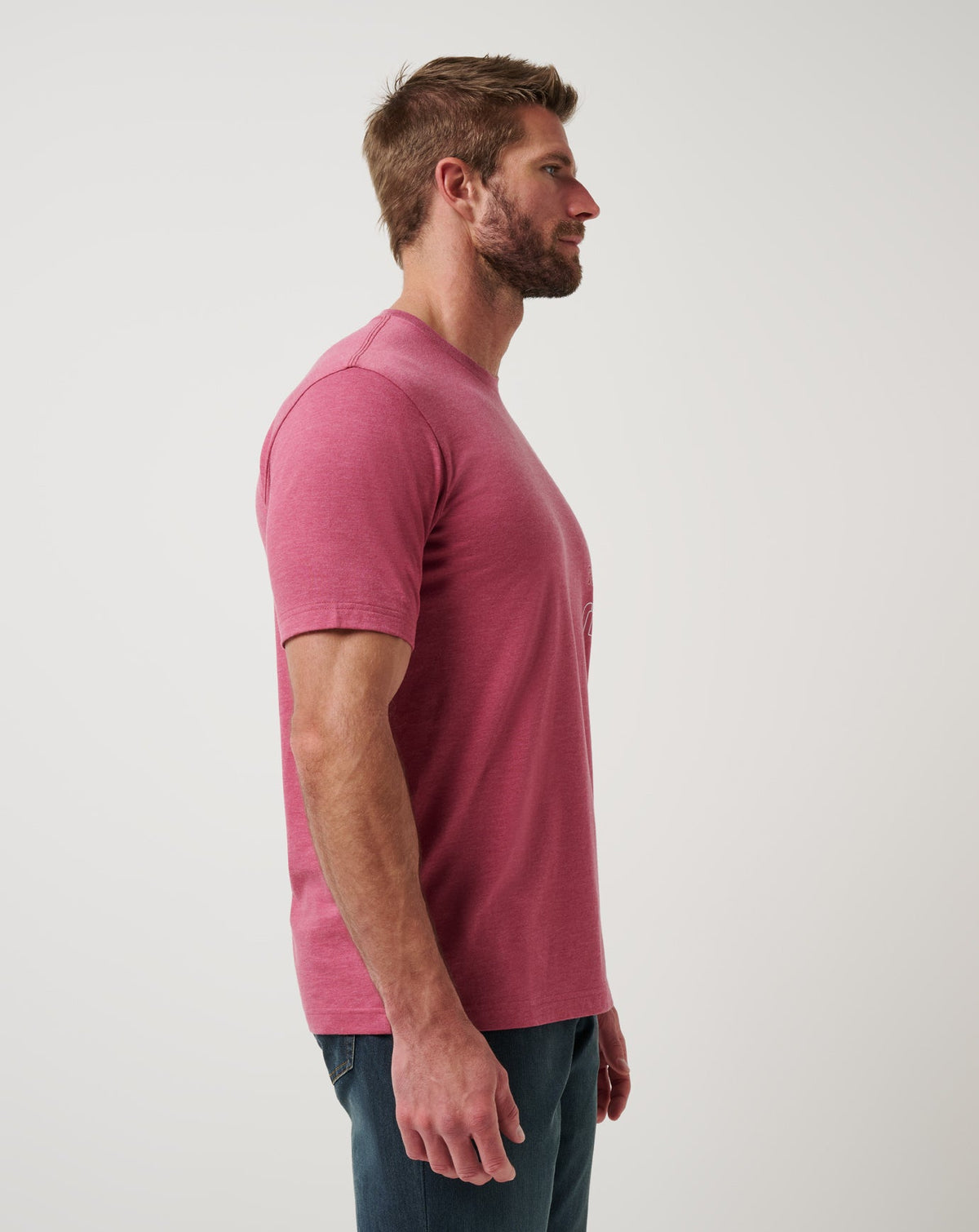 Philadelphia Phillies Sunset Slam 2.0 Tee Heather Red | Travis Mathew Featured