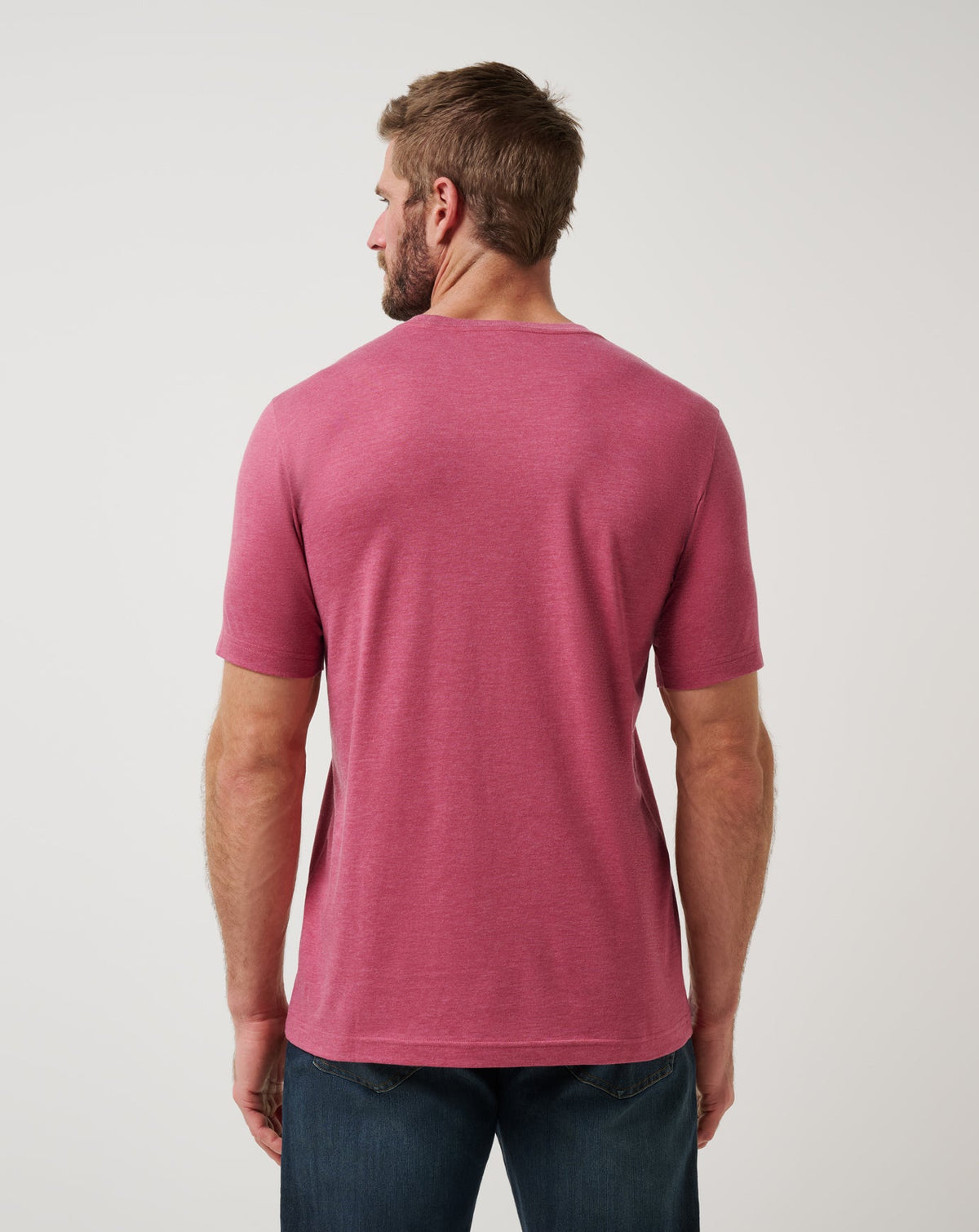 Philadelphia Phillies Sunset Slam 2.0 Tee Heather Red | Travis Mathew Featured