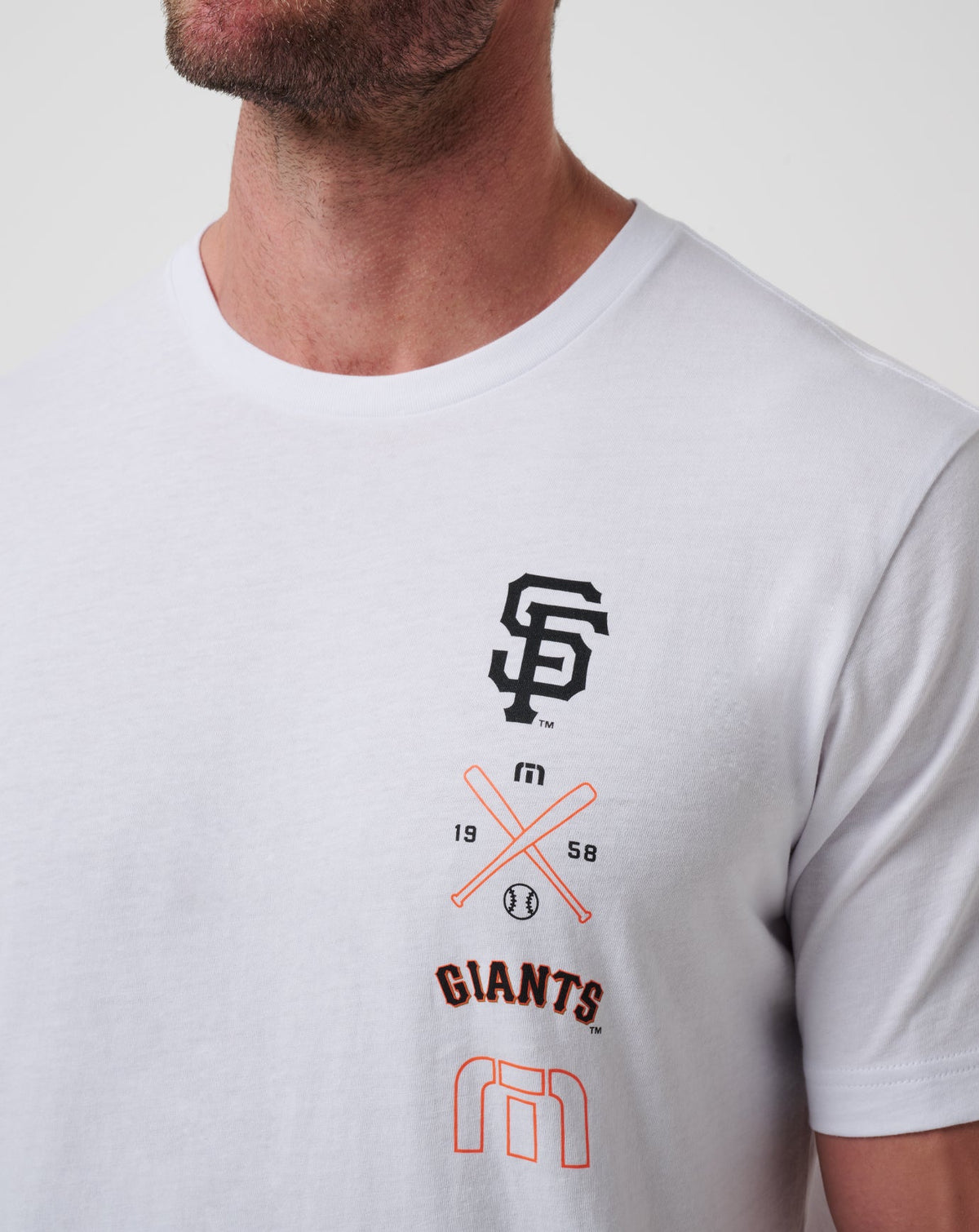 San Francisco Giants Sunset Slam 2.0 Tee White | Travis Mathew Signature
