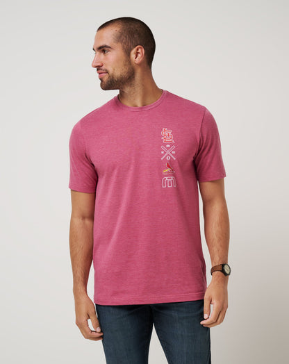 St Louis Cardinals Sunset Slam 2.0 Tee Heather Red | Travis Mathew Sale