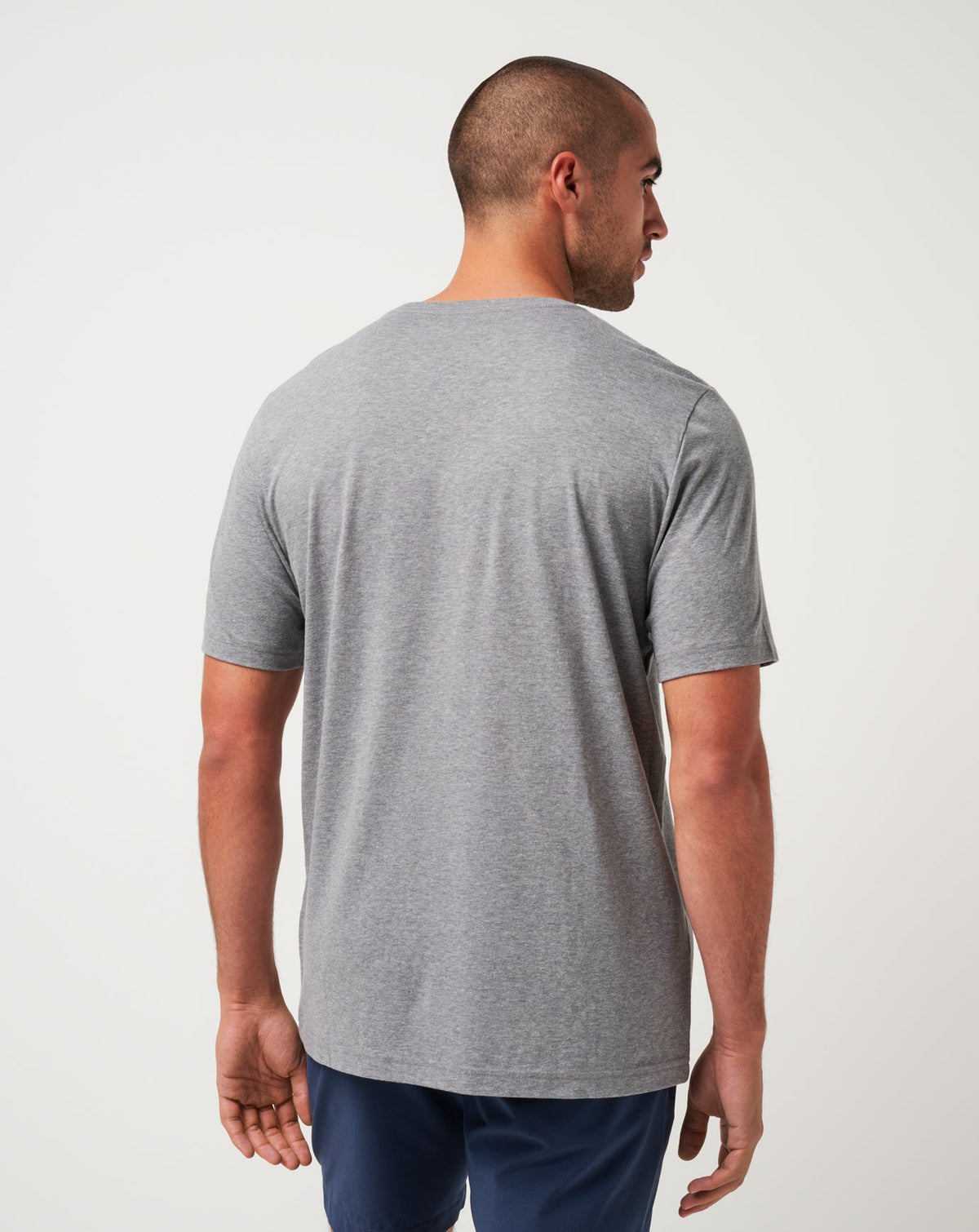 Boston Red Sox Strike One Tee Heather Grey | Travis Mathew Recommended