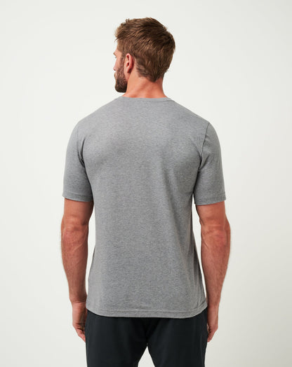 New York Yankees Strike One Tee Heather Grey | Travis Mathew Quality