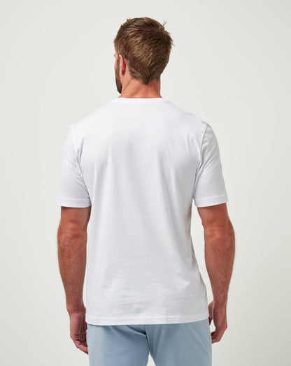 Chicago Cubs Strike One Tee White | Travis Mathew Best Seller