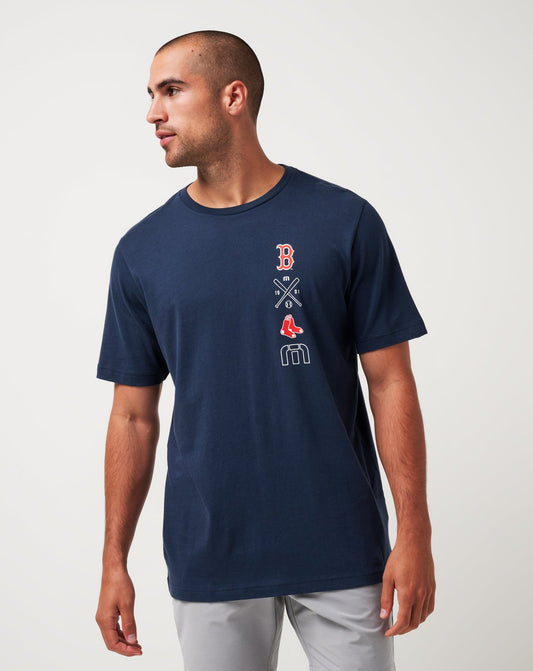 Boston Red Sox Sunset Slam Tee Total Eclipse | Travis Mathew Recommended