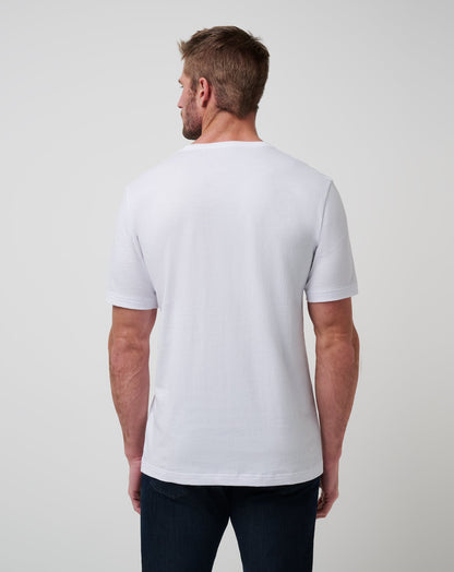 New York Yankees Sunset Slam 2.0 Tee White | Travis Mathew Best Seller