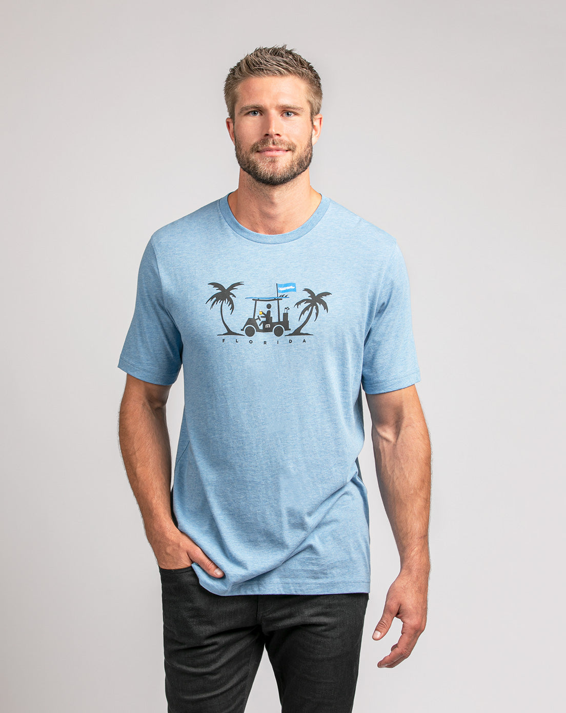Everglades 2.0 Tee Heather Allure | Travis Mathew Trusted