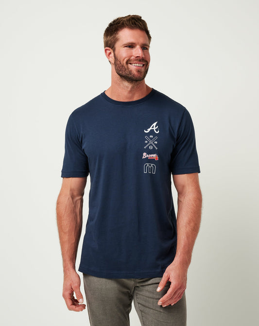 Atlanta Braves Sunset Slam Tee Total Eclipse | Travis Mathew Trending
