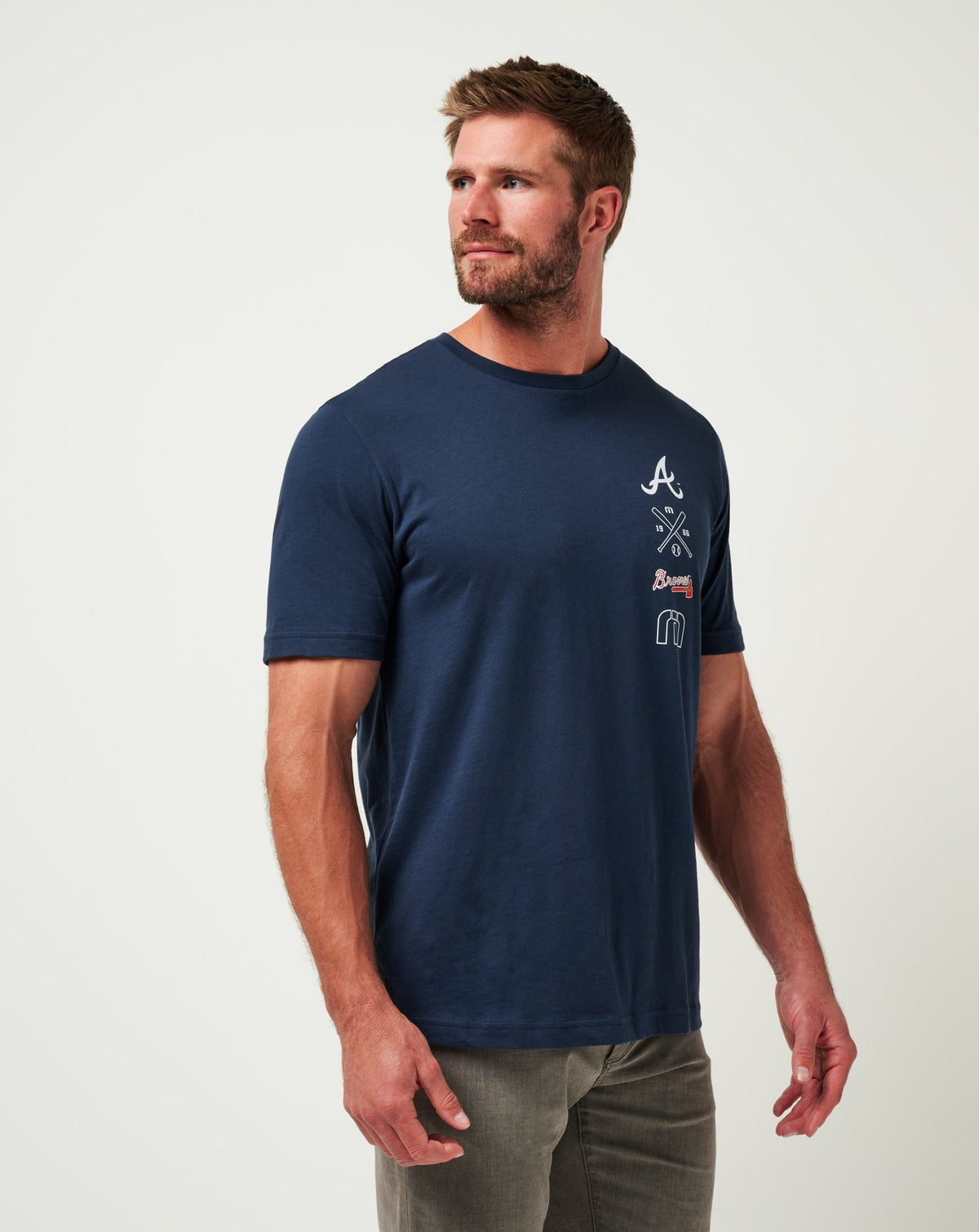 Atlanta Braves Sunset Slam Tee Total Eclipse | Travis Mathew Trending