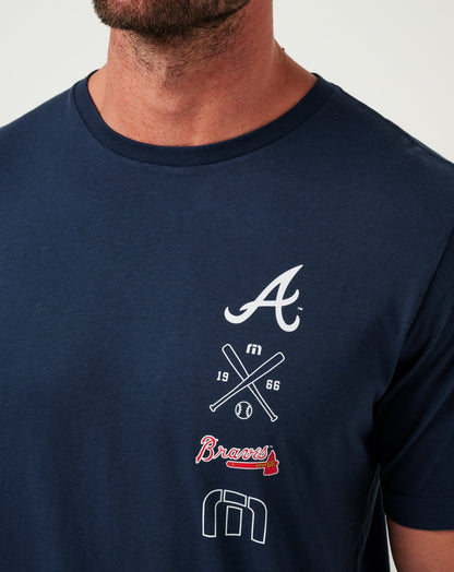 Atlanta Braves Sunset Slam Tee Total Eclipse | Travis Mathew Trending
