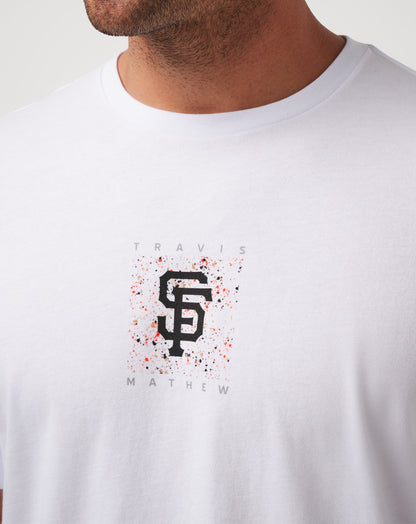 San Francisco Giants In The Dugout Tee White | Travis Mathew Signature