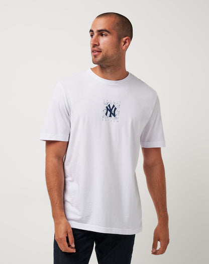 New York Yankees In The Dugout Tee White | Travis Mathew Best Seller