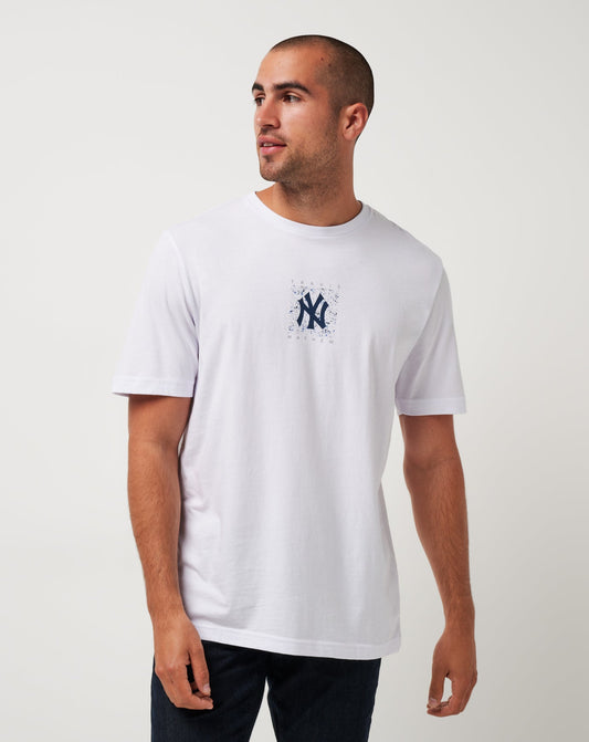 New York Yankees In The Dugout Tee White | Travis Mathew Best Seller