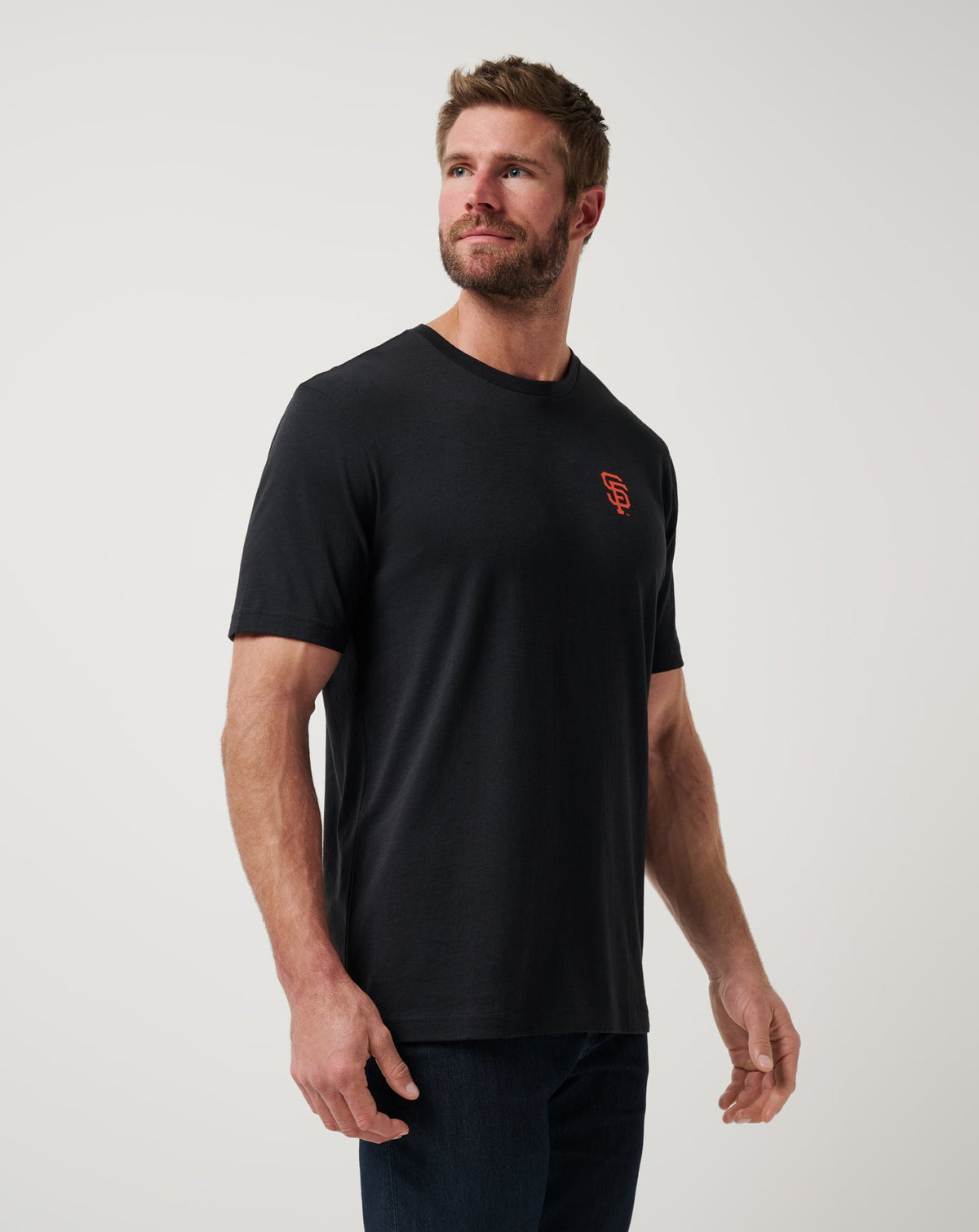 San Francisco Giants Friendly Rivalry Tee Black | Travis Mathew Popular