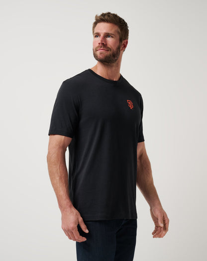 San Francisco Giants Friendly Rivalry Tee Black | Travis Mathew Popular