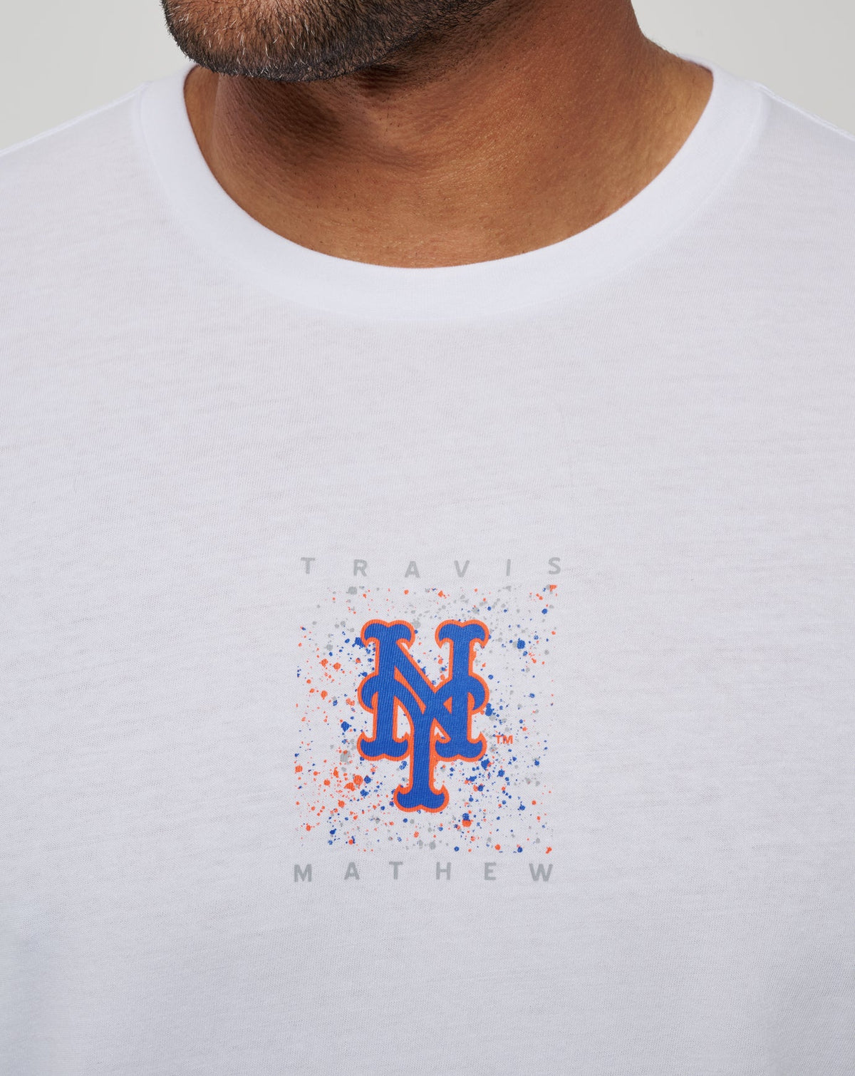New York Mets In The Dugout 2.0 Tee White | Travis Mathew Latest