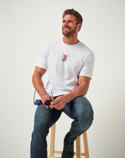 Boston Red Sox In The Dugout Tee White | Travis Mathew Deals