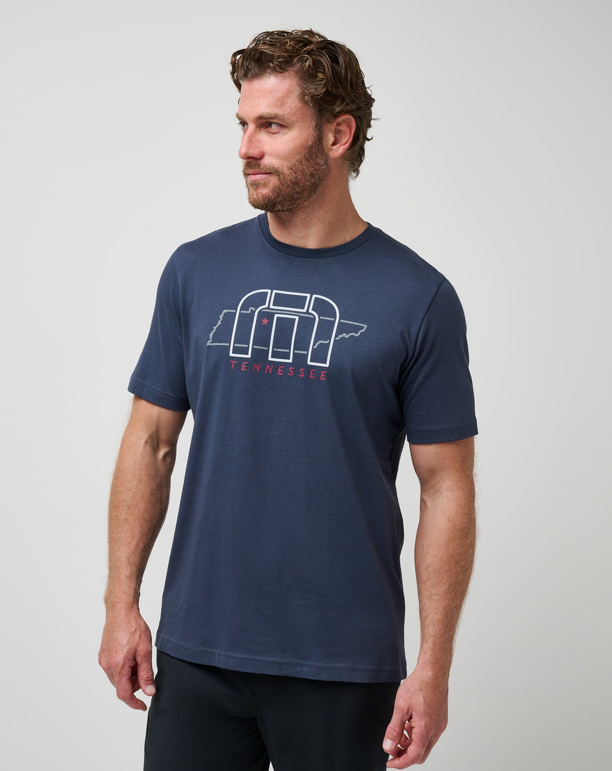 Local Phrases Tee Blue Nights | Travis Mathew Quality