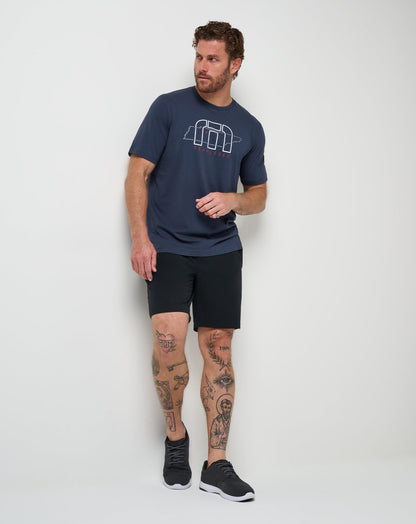 Local Phrases Tee Blue Nights | Travis Mathew Quality