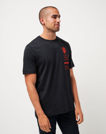 San Francisco Giants Sunset Slam Tee Black | Travis Mathew New