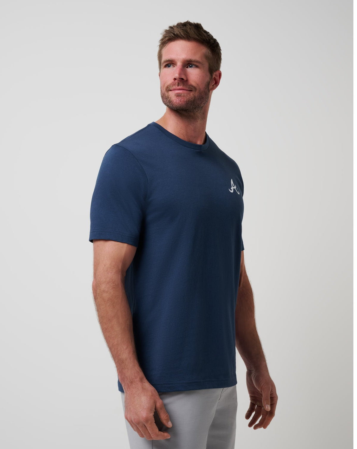 Atlanta Braves Friendly Rivalry Tee Navy | Travis Mathew Great Value