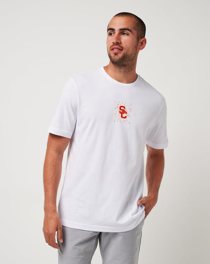 USC School Spirit Tee White | Travis Mathew Smart Buy