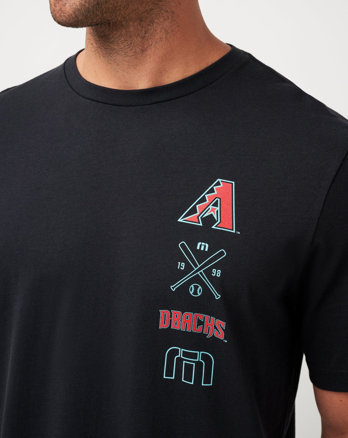 Arizona Diamondbacks Sunset Slam Tee Black | Travis Mathew Quality