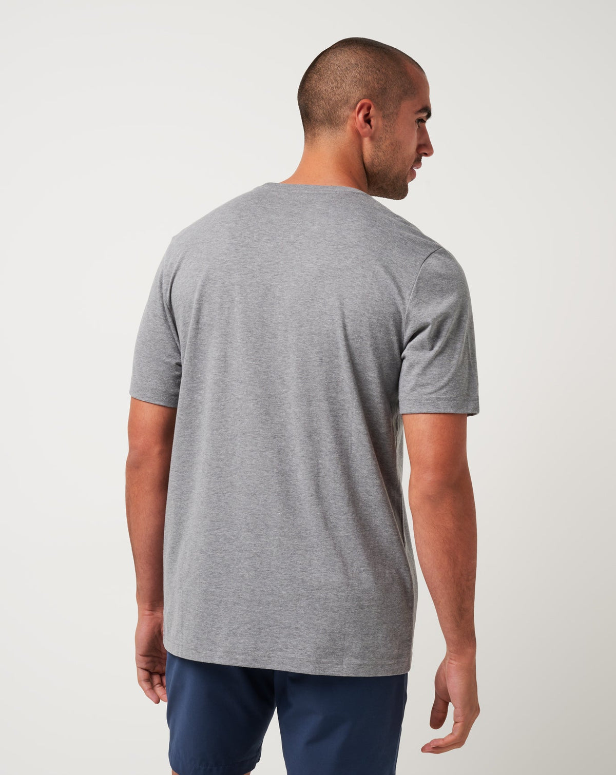 Los Angeles Dodgers Strike One Tee Heather Grey | Travis Mathew Trending