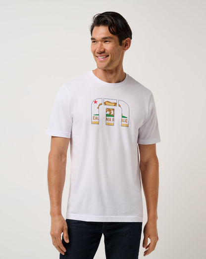 Tropical Tailgate Tee White | Travis Mathew Exclusive