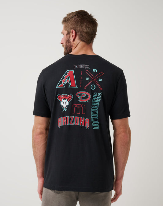 Arizona Diamondbacks Friendly Rivalry Tee Black | Travis Mathew Top Pick