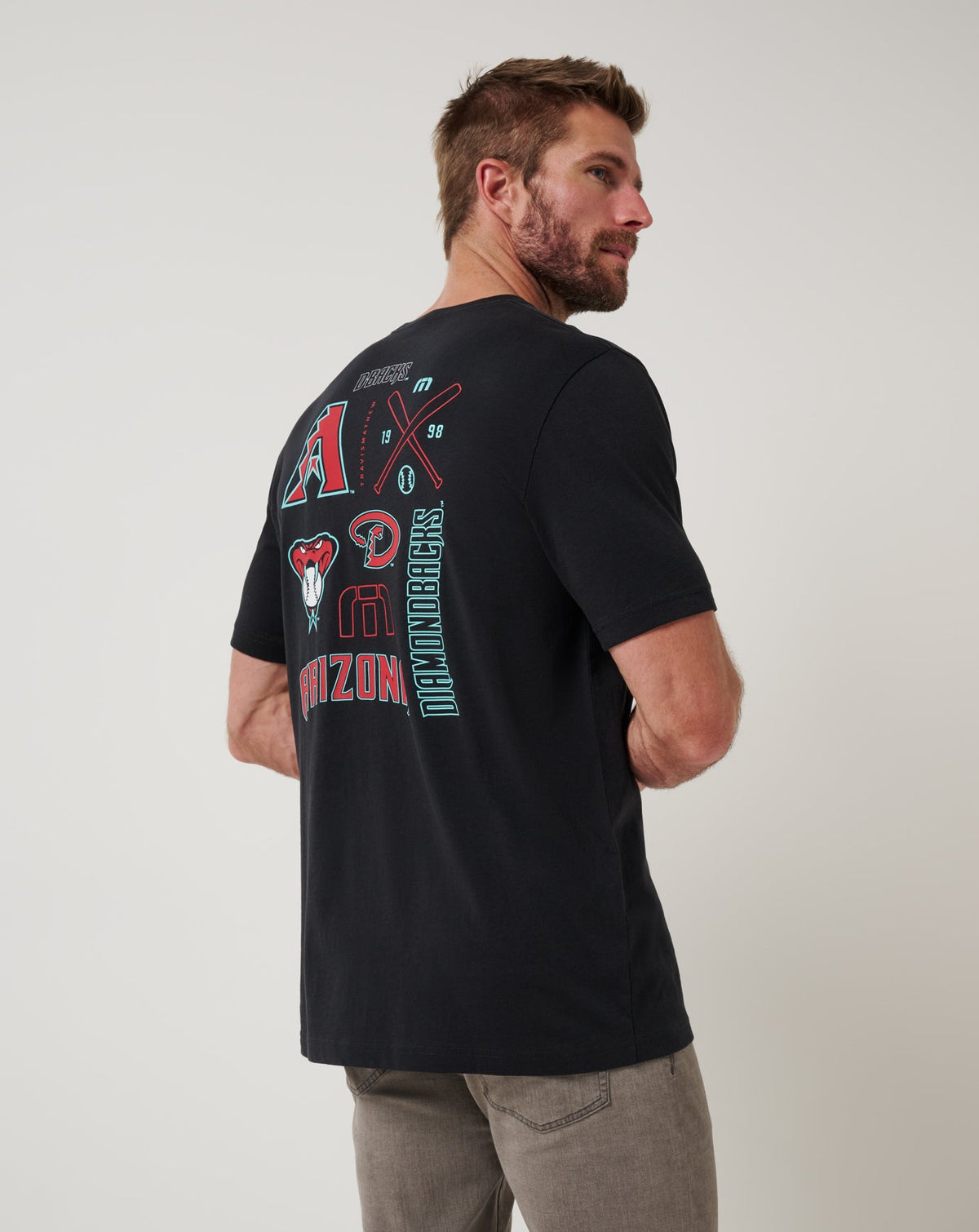 Arizona Diamondbacks Friendly Rivalry Tee Black | Travis Mathew Top Pick