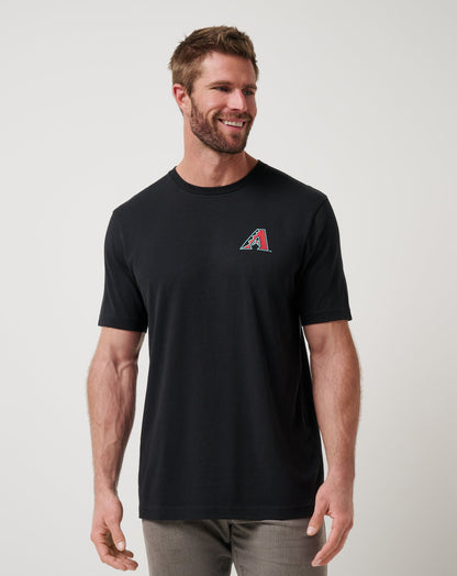 Arizona Diamondbacks Friendly Rivalry Tee Black | Travis Mathew Top Pick