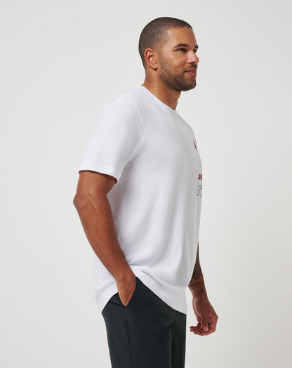 Arizona Diamondbacks Sunset Slam 2.0 Tee White | Travis Mathew Signature